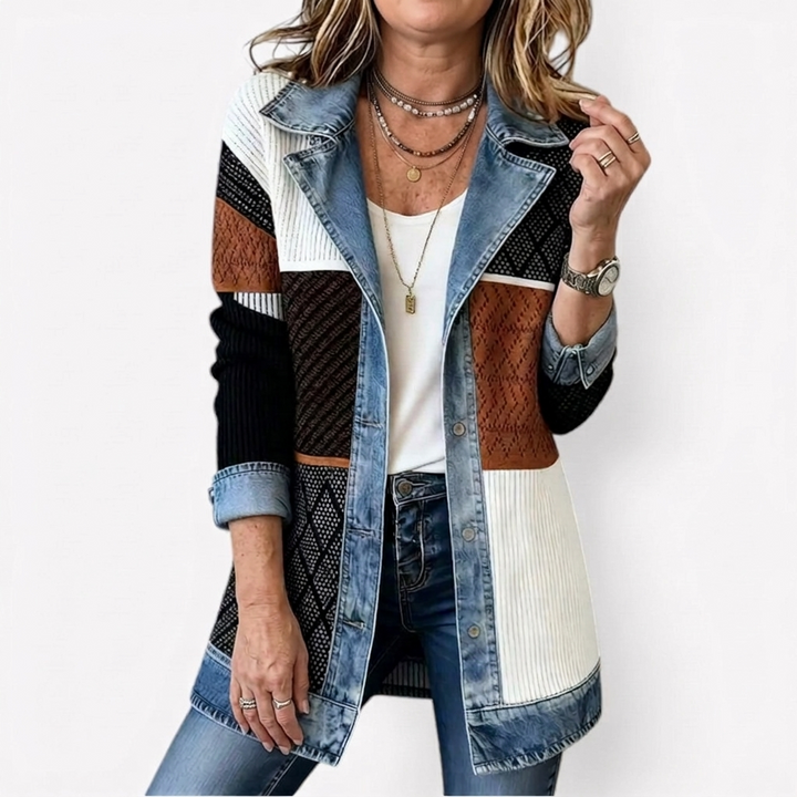 Vivian | Layered Knit Jacket
