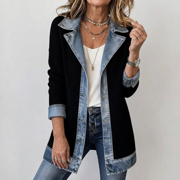 Vivian | Layered Knit Jacket