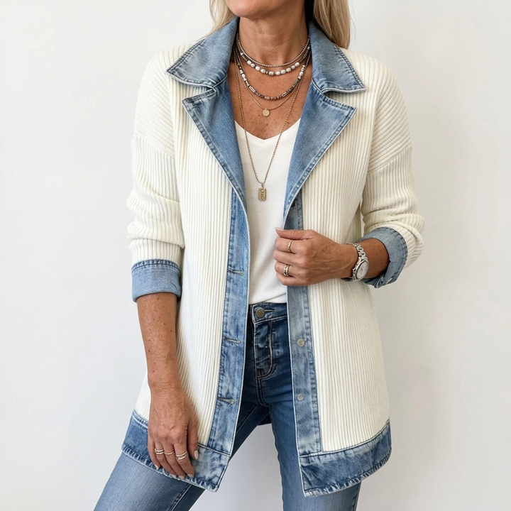 Vivian | Layered Knit Jacket