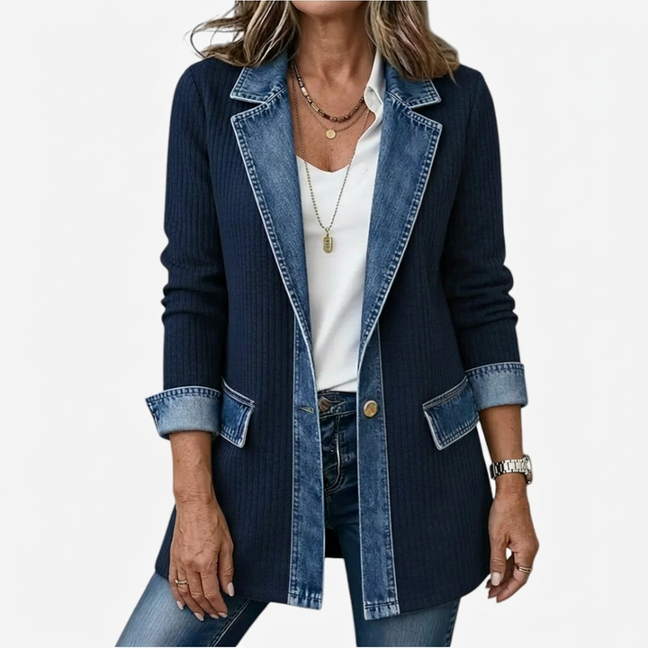Vivian | Layered Knit Jacket