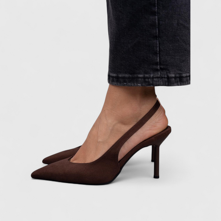 Bella | Women's Orthopedic Heels - Brown