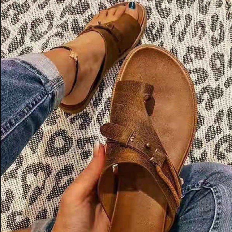Fernanda | Sandals Confortables Elegant - Brown