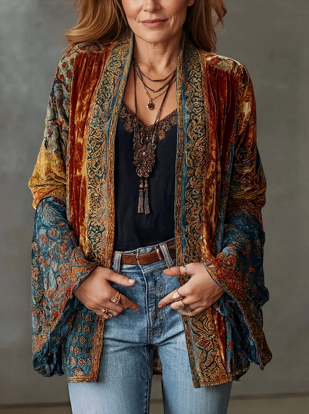 Aria | Boho Kimono Jacket - 