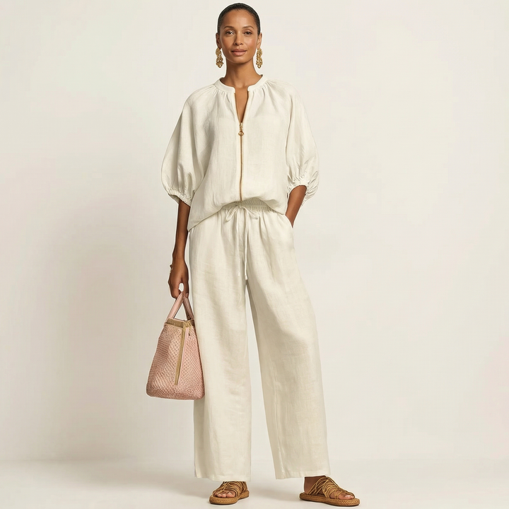 Marlowe | Zipper-Front Sleeve Balloon Completo