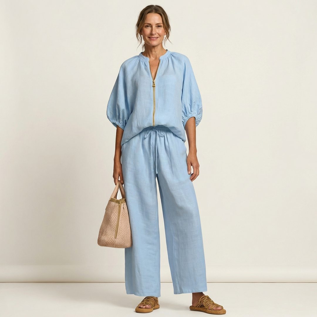 Marlowe | Zipper-Front Sleeve Balloon Completo
