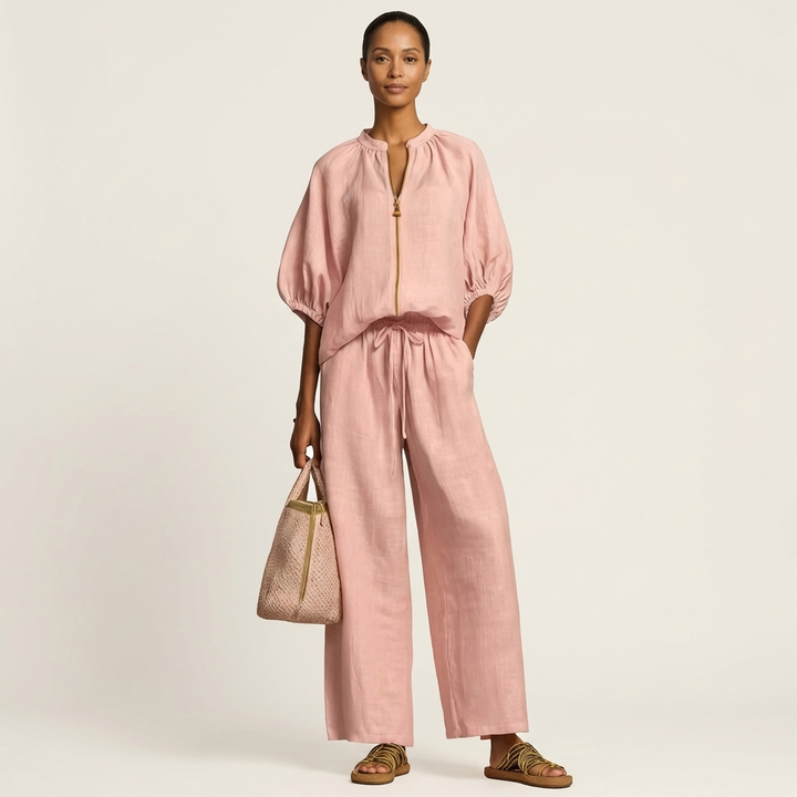 Marlowe | Zipper-Front Sleeve Balloon Completo