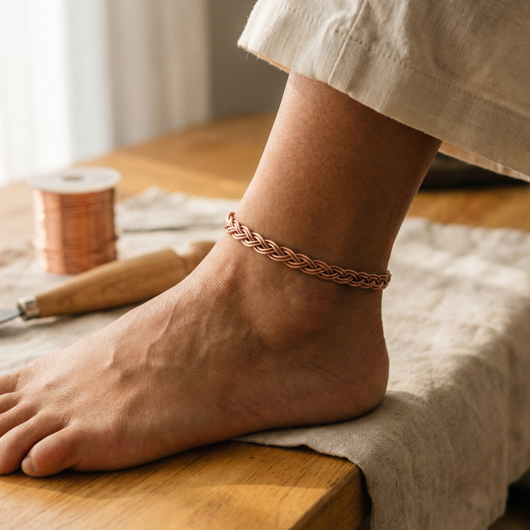 Reed | Copper Anklet - Helen & Olivia Manhattan