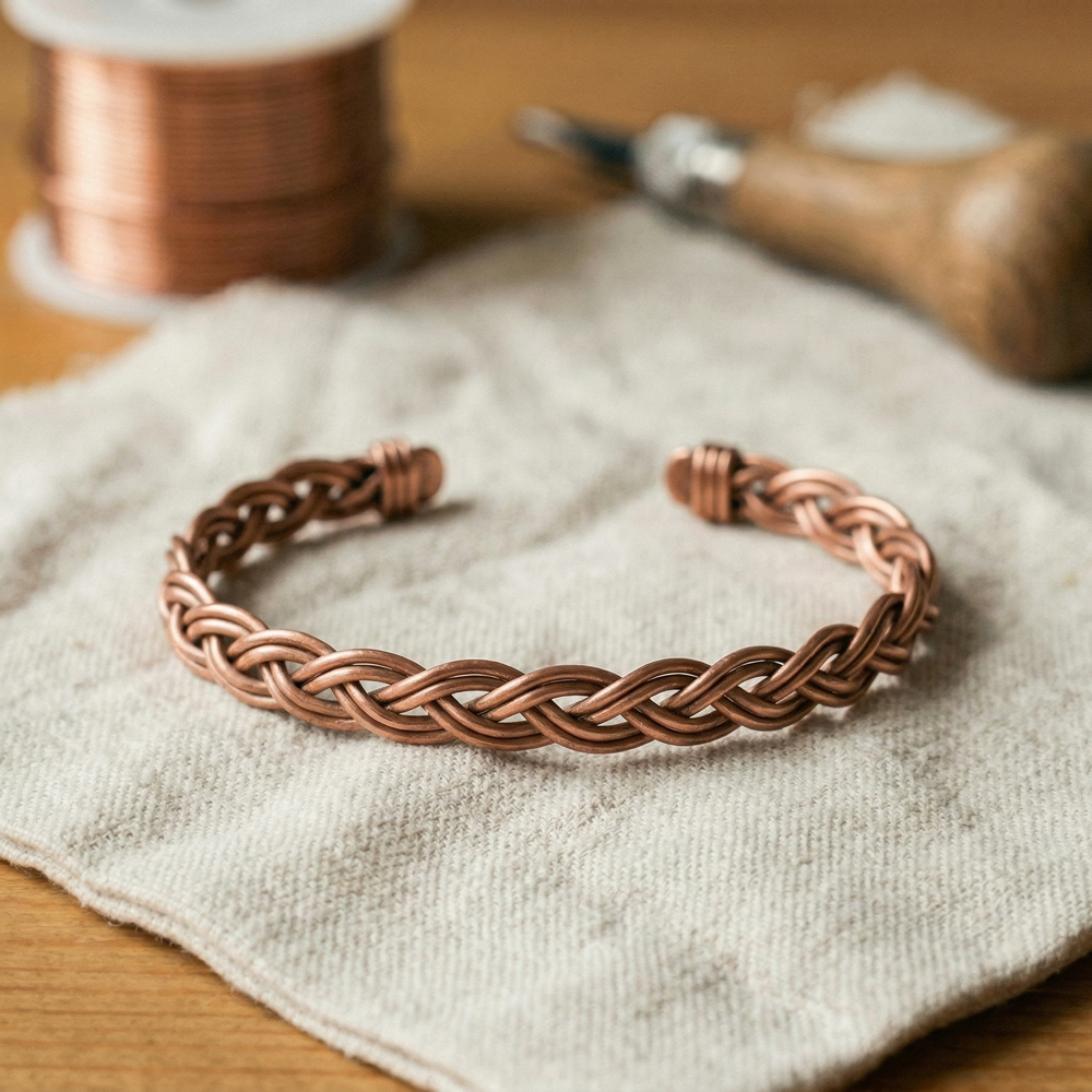 Reed | Copper Anklet - Helen & Olivia Manhattan