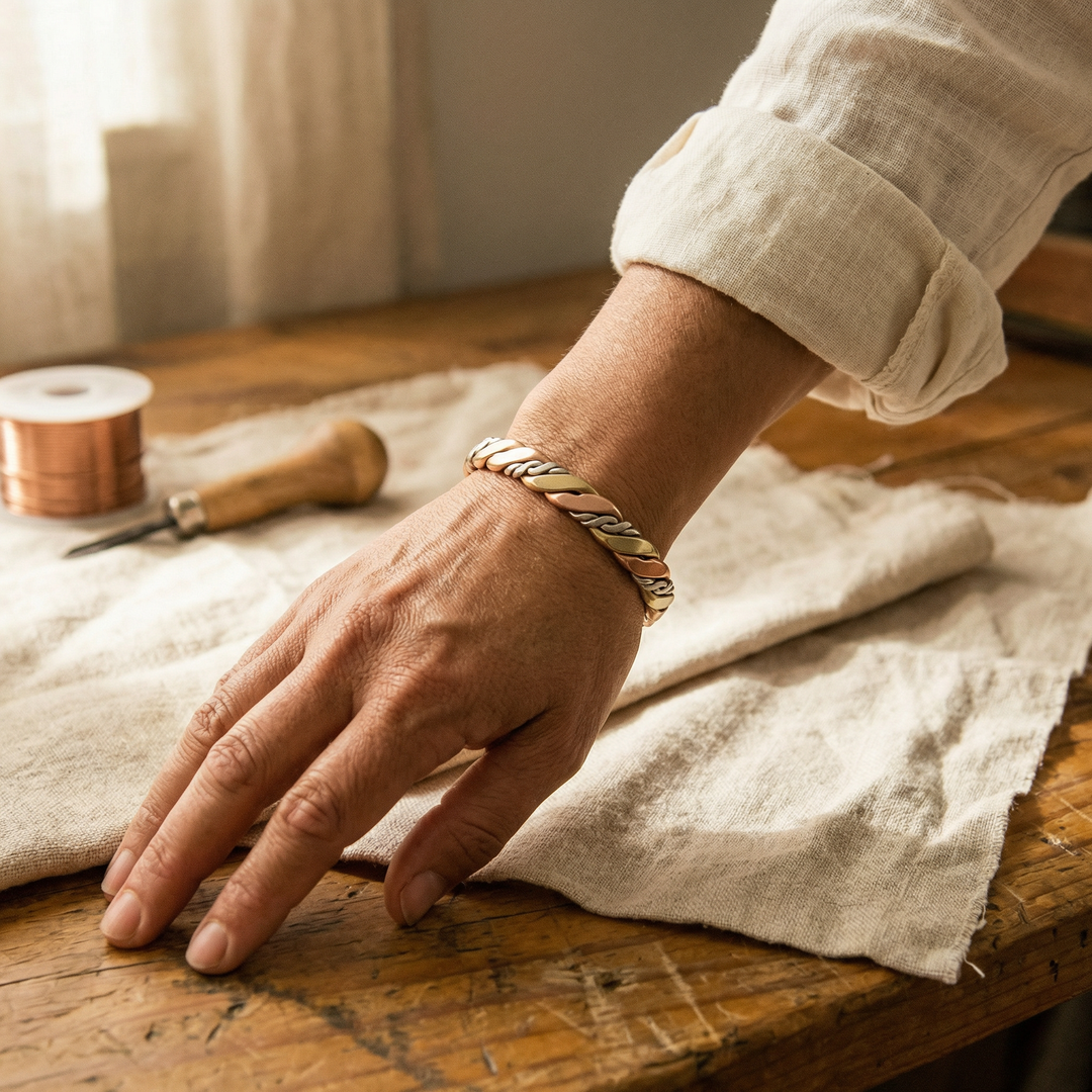 Stone | Copper Bracelet - Helen & Olivia Manhattan