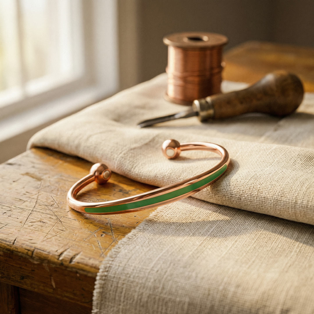 Jade | Copper Bracelet - Helen & Olivia Manhattan