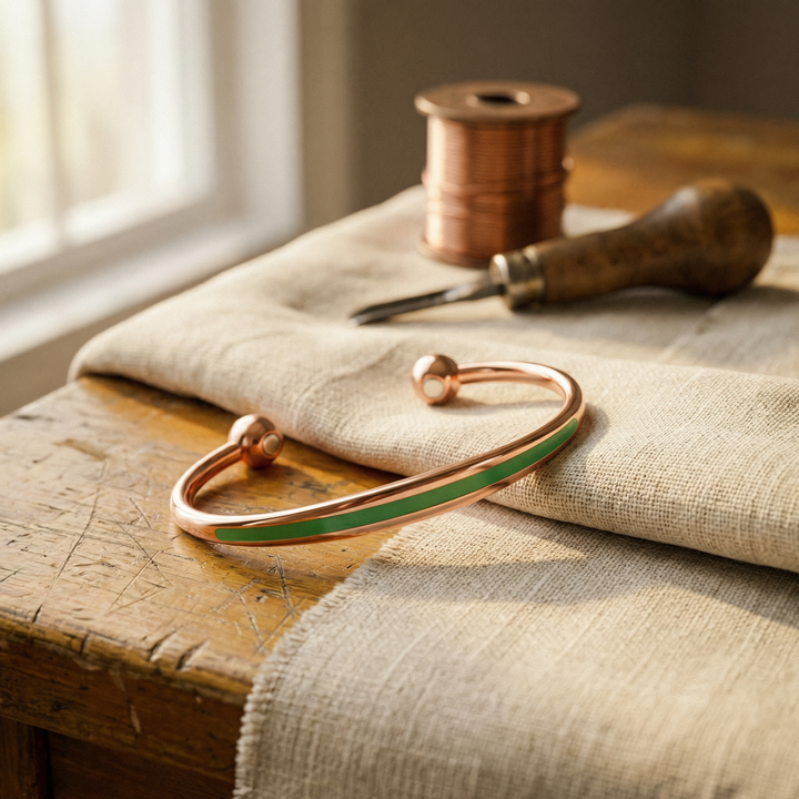 Jade | Copper Bracelet - Helen & Olivia Manhattan