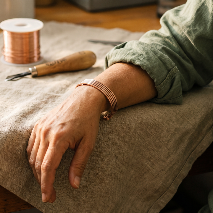 Ridge | Copper Bracelet - Helen & Olivia Manhattan