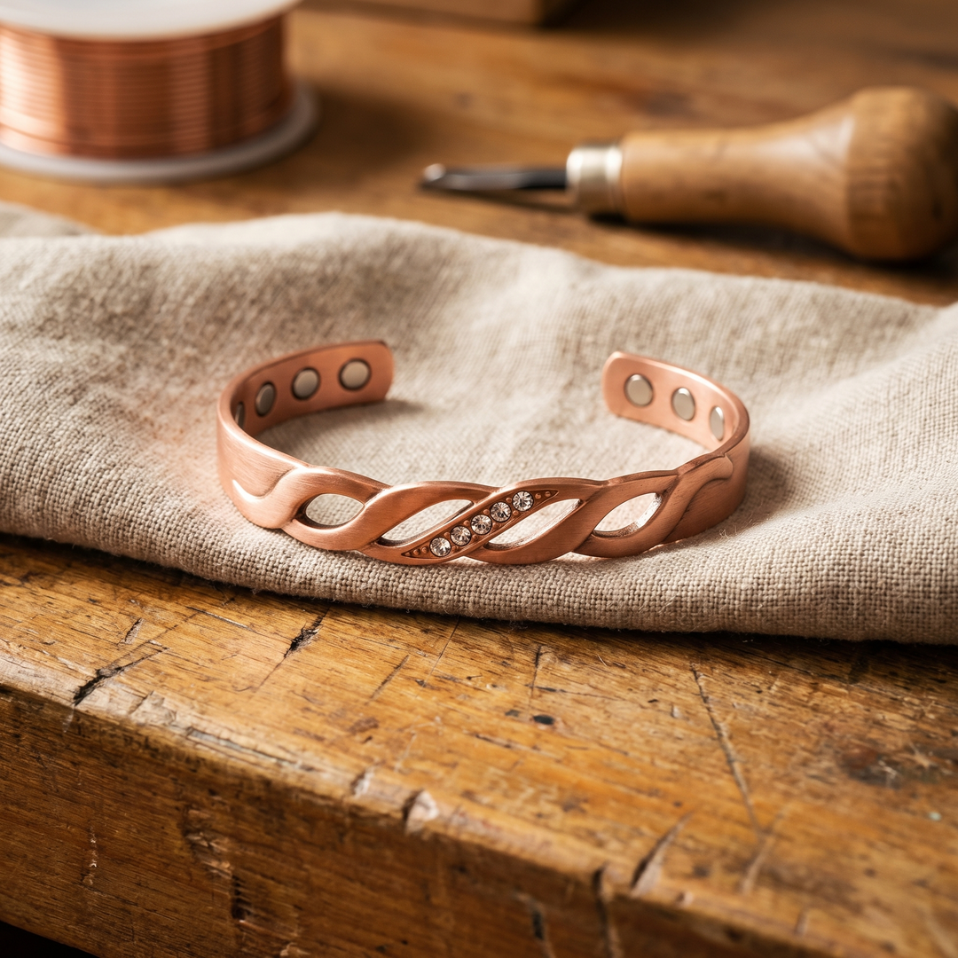 Seam | Copper Bracelet - Helen & Olivia Manhattan