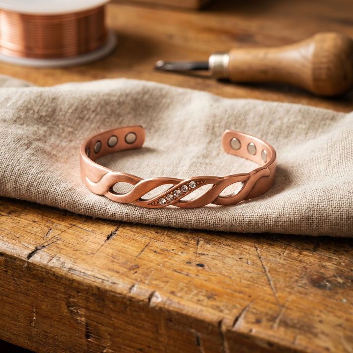 Seam | Copper Bracelet - Helen & Olivia Manhattan