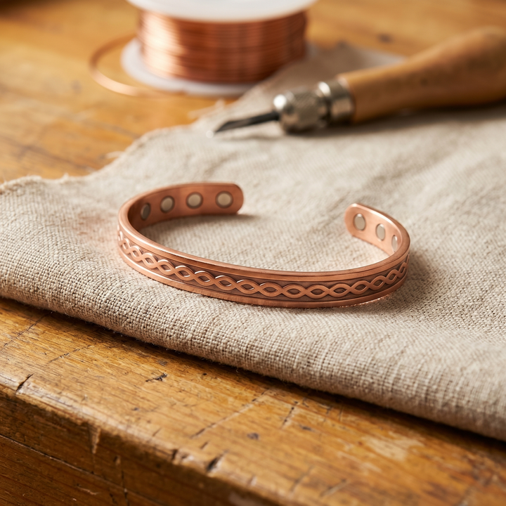 Current | Copper Bracelet - Helen & Olivia Manhattan