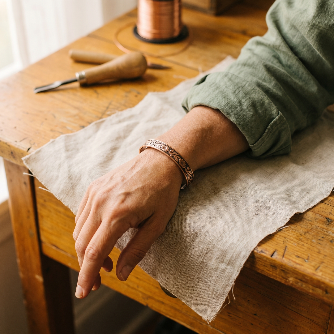 Vine | Copper Bracelet - Helen & Olivia Manhattan