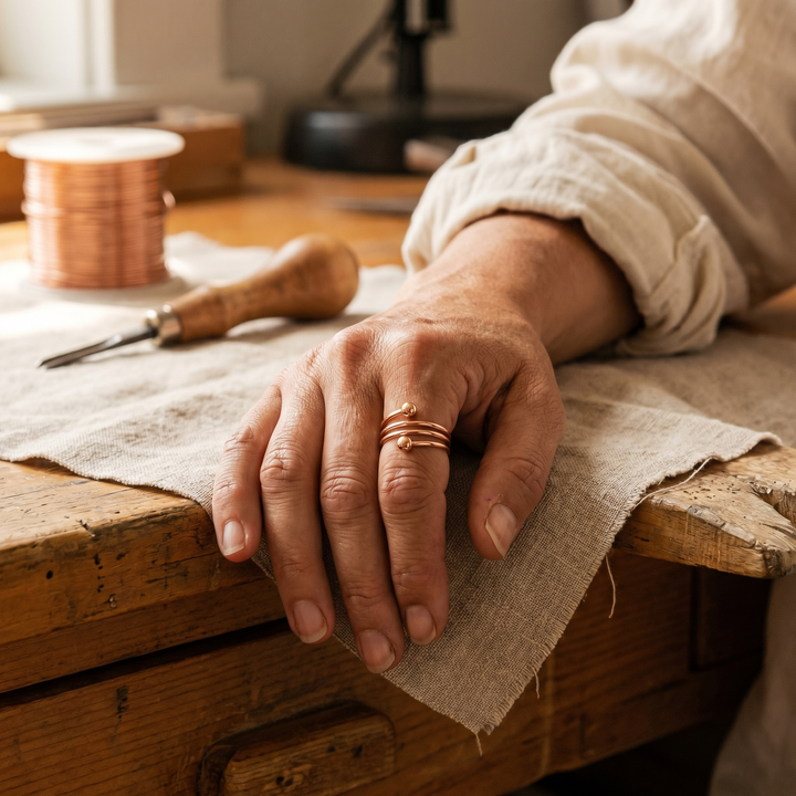 Silt | Copper Ring - Helen & Olivia Manhattan