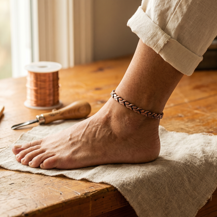 Dune | Copper Anklet - Helen & Olivia Manhattan