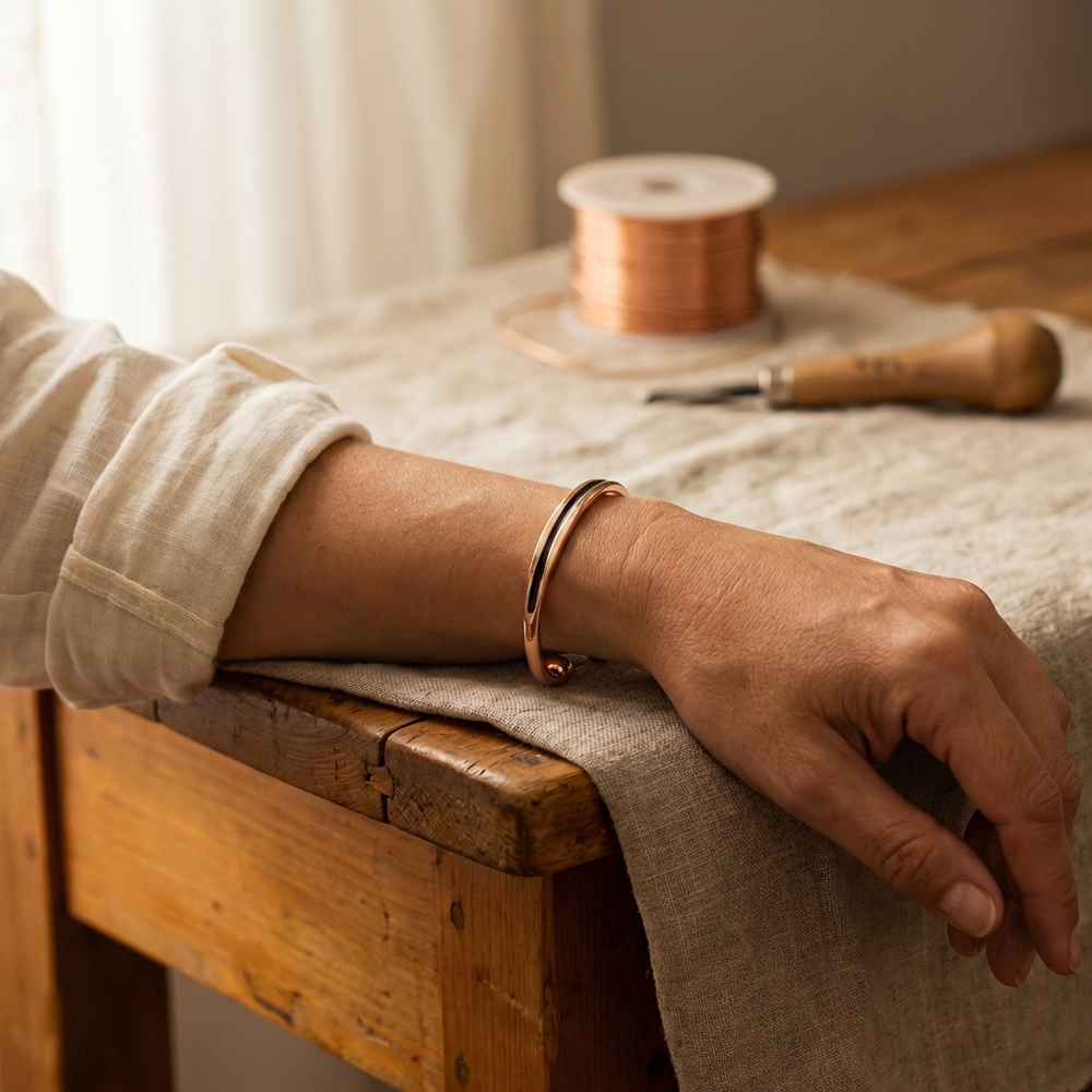 Vein | Copper Bracelet - Helen & Olivia Manhattan