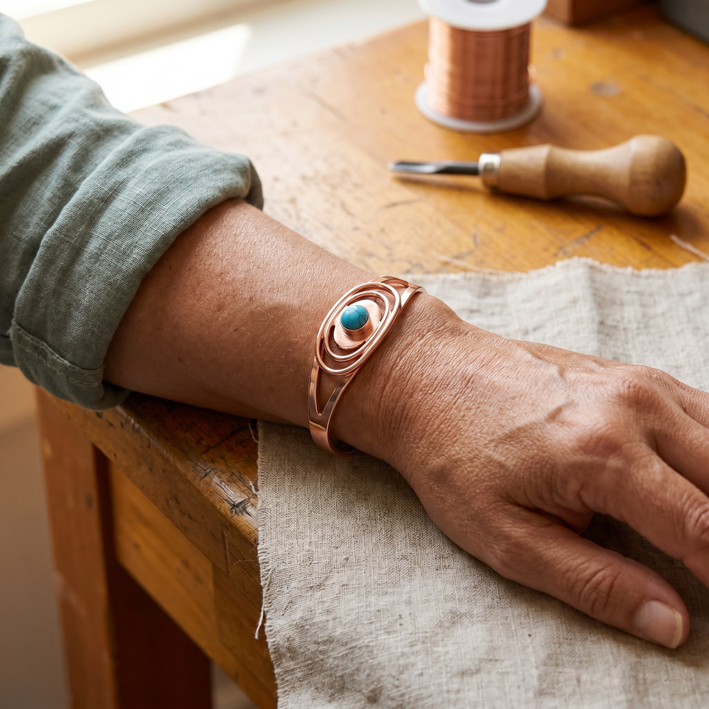 Sedge | Copper Bracelet - Helen & Olivia Manhattan