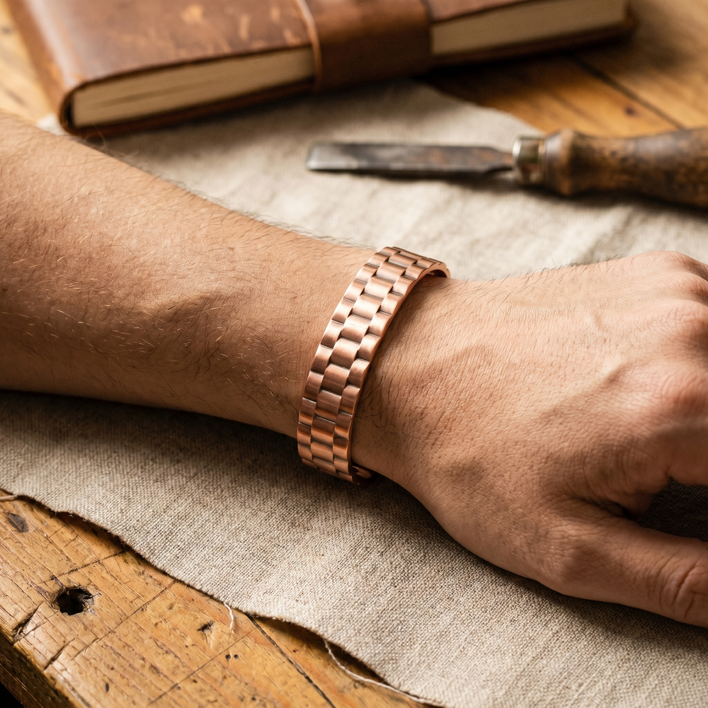 Ore | Men's Copper Bracelet - Helen & Olivia Manhattan