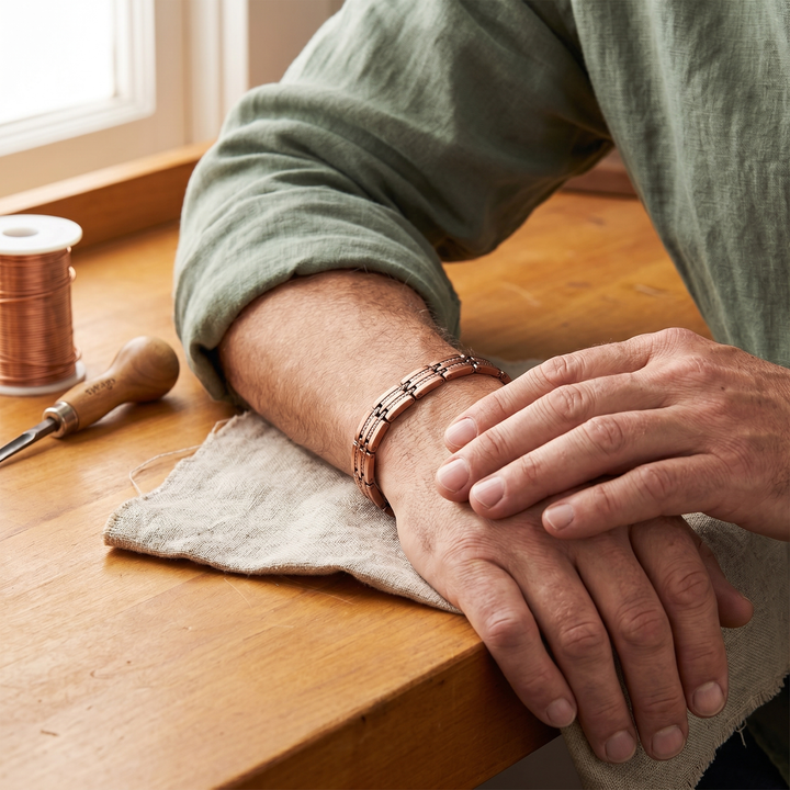 Pike | Men's Copper Bracelet - Helen & Olivia Manhattan