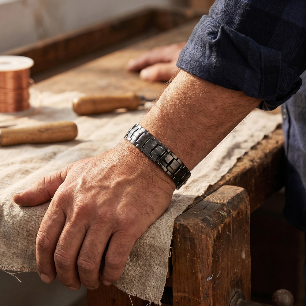 Ochre | Men's Copper Bracelet - Helen & Olivia Manhattan