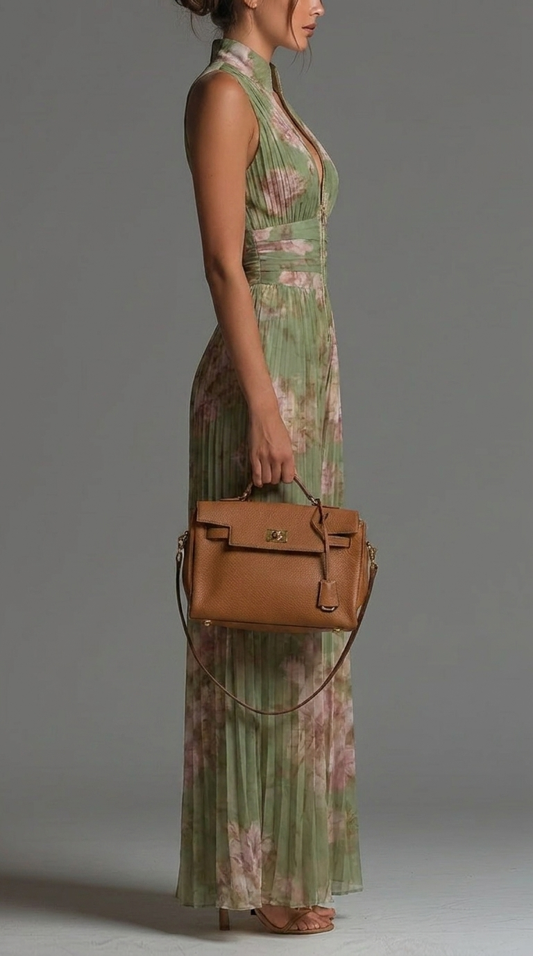 Zineb | Plissierter Floral Jumpsuit - Helen & Olivia Manhattan