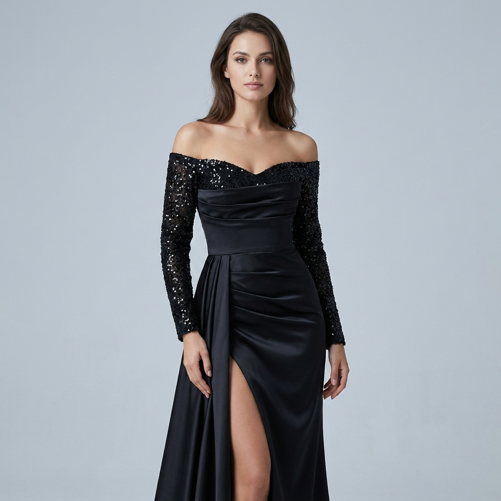 Faye | Refined Asymmetric Occasion Dress