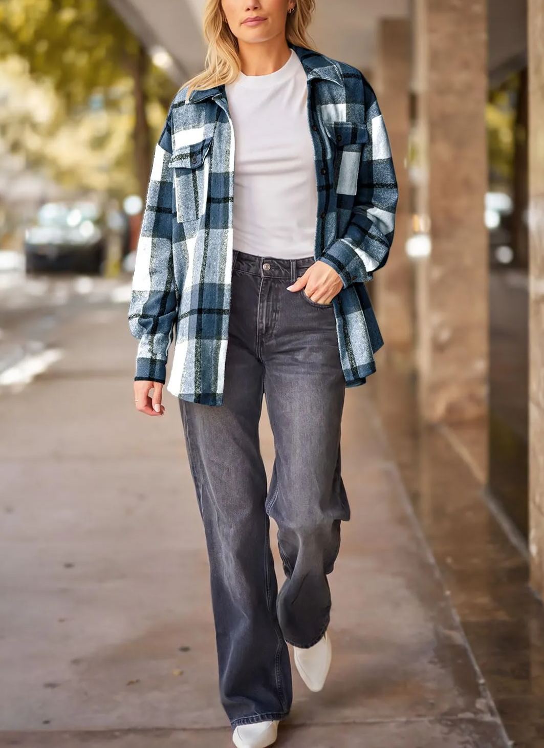 Leticia | Cozy Plaid Shacket
