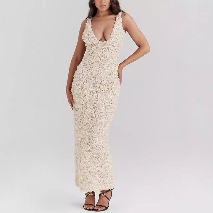 Vivienne | Lace Sheath Occasion Midi Dress
