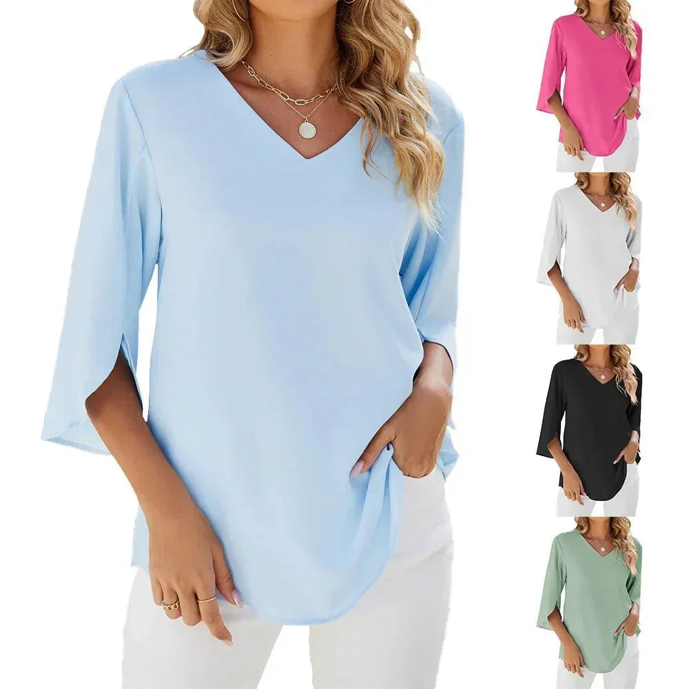 Zara | Timeless V-neck Top