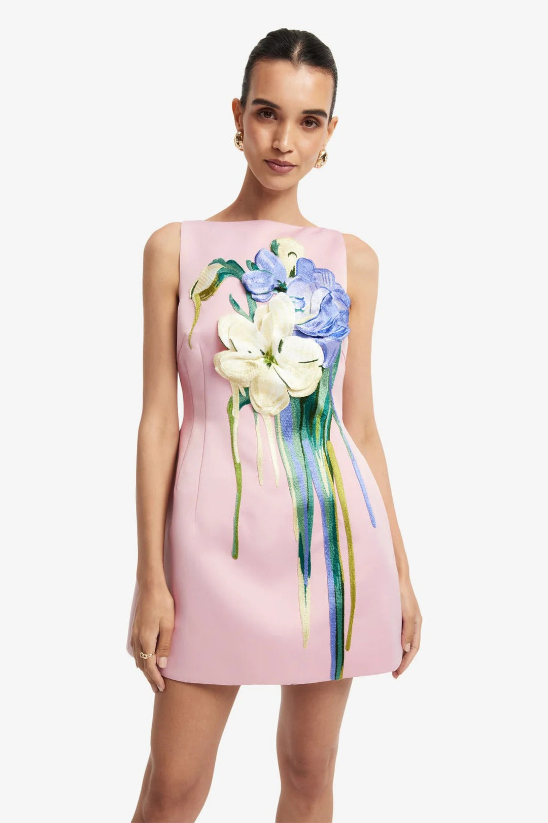 Juliana | Embroidered Mini Dress