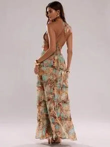 Leopard Luxe | Completo Due Pezzi with Balze