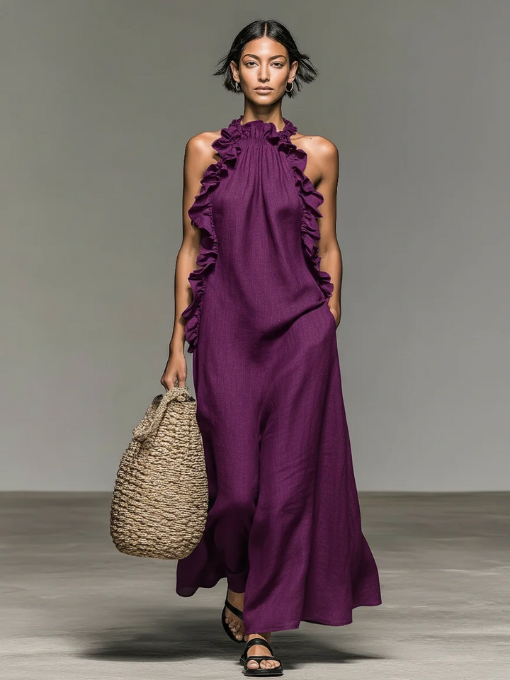 Lua | Abito Maxi con Tasche