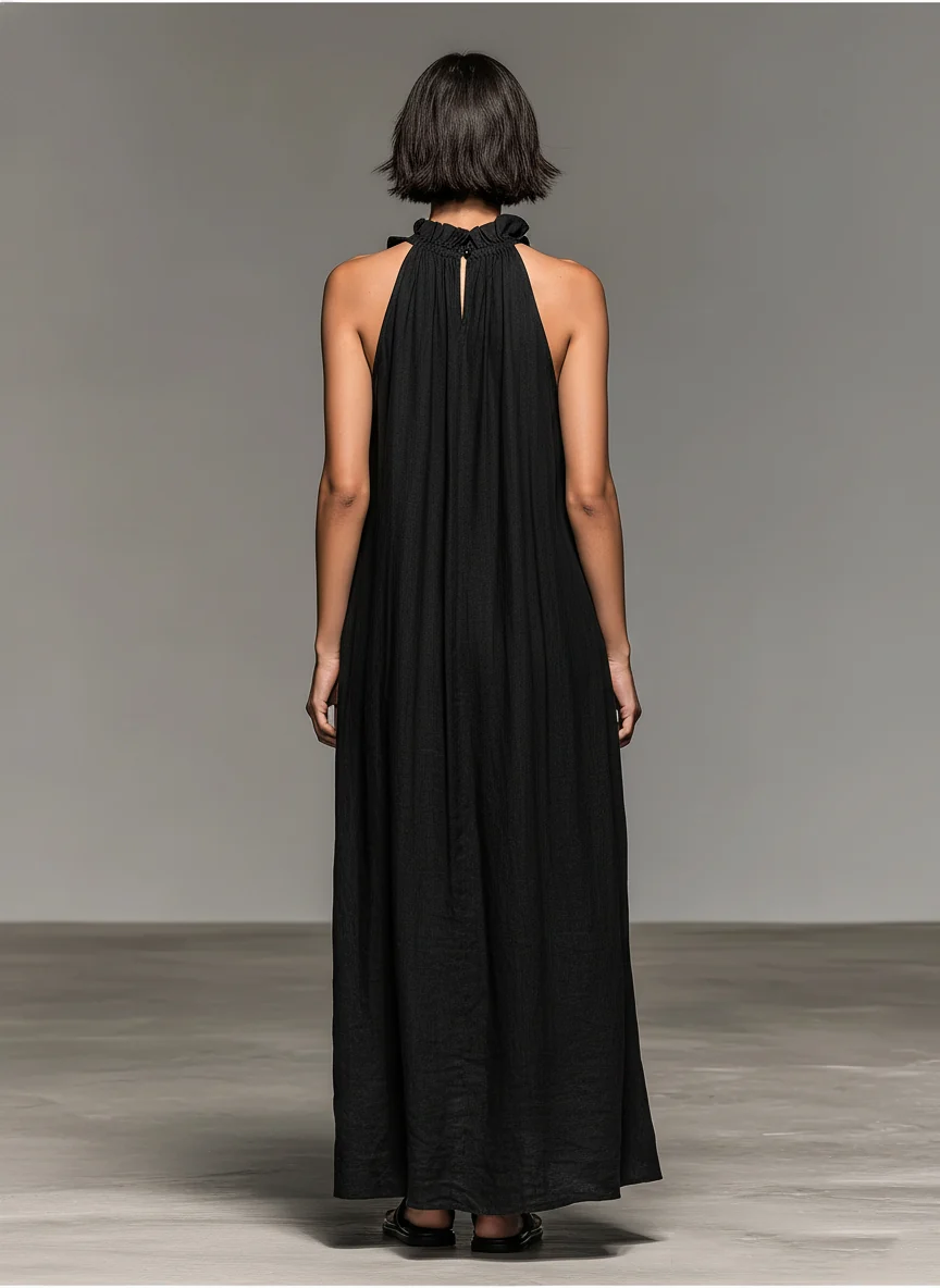 Lua | Abito Maxi con Tasche