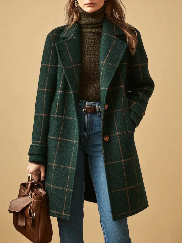 Louise | Checkered Coat - 
