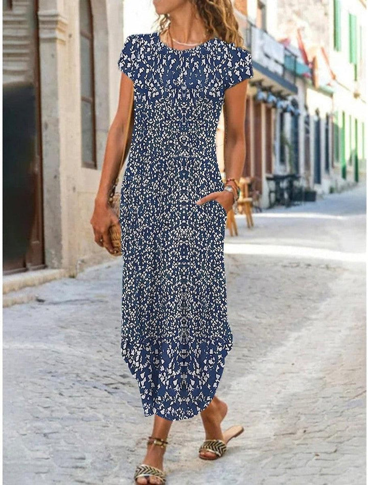 Emilia | Blue Garden Maxi