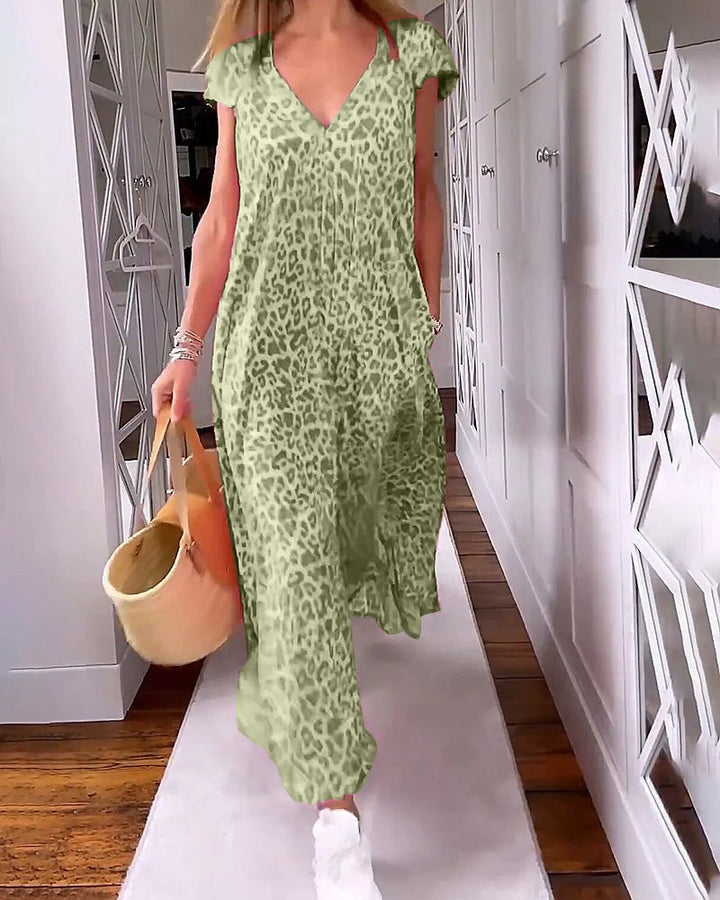 Glaiza | Maxi Dress V-Neck