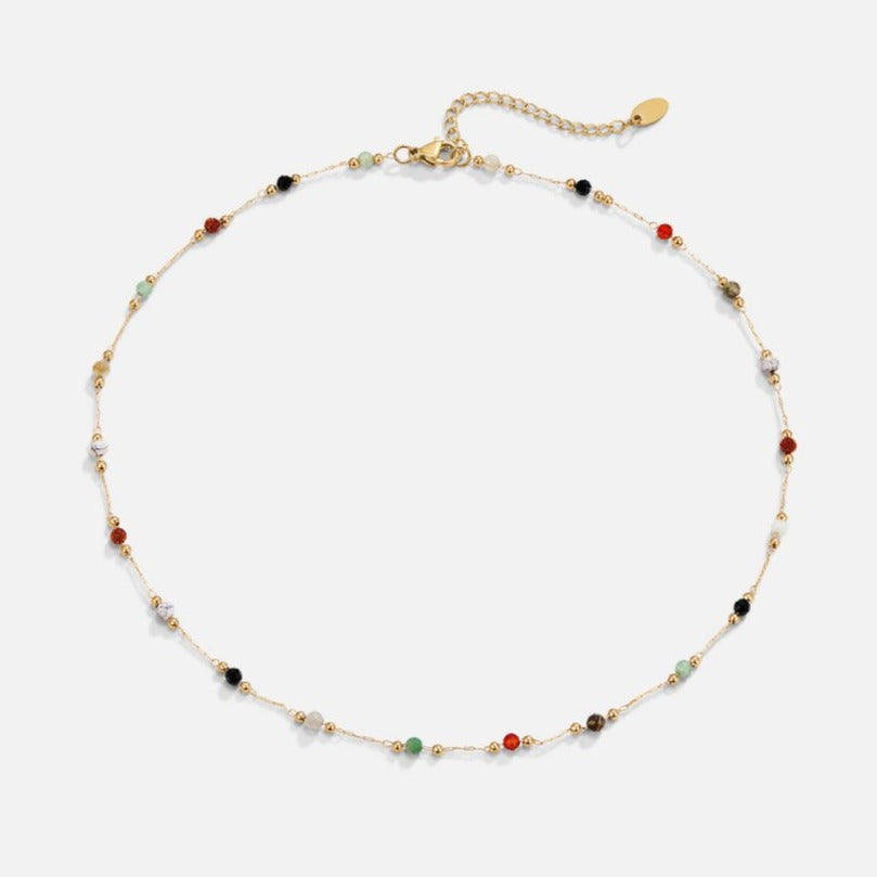 Necklace Minimalist with Stone