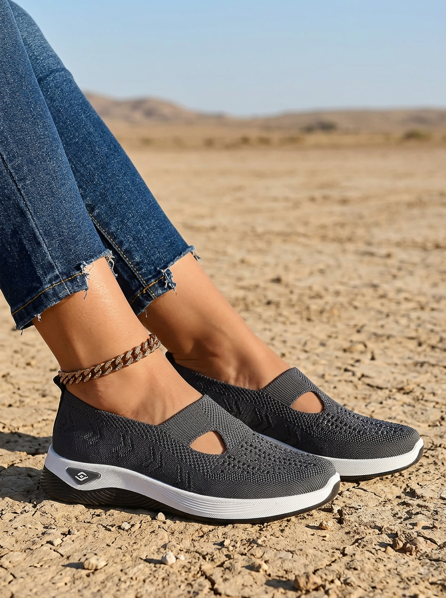 Sunday | Supportive Gray Scuro Non Slip Orthopedic Comfort Sandals