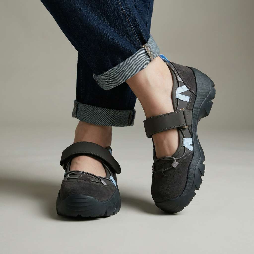 Chiara | Scarpe Comode da Passeggio in Camoscio