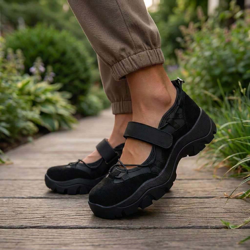 Chiara | Scarpe Comode da Passeggio in Camoscio