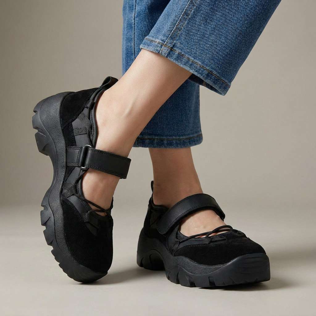 Chiara | Scarpe Comode da Passeggio in Camoscio