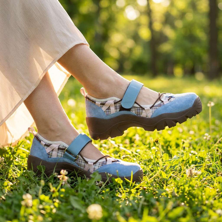 Chiara | Scarpe Comode da Passeggio in Camoscio