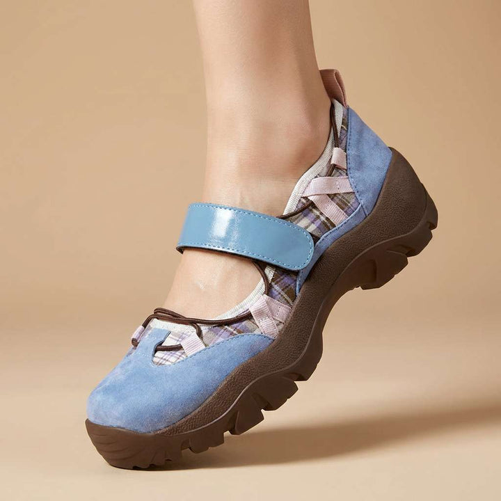 Chiara | Scarpe Comode da Passeggio in Camoscio