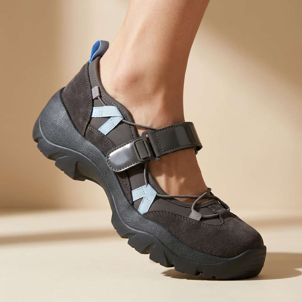 Chiara | Scarpe Comode da Passeggio in Camoscio