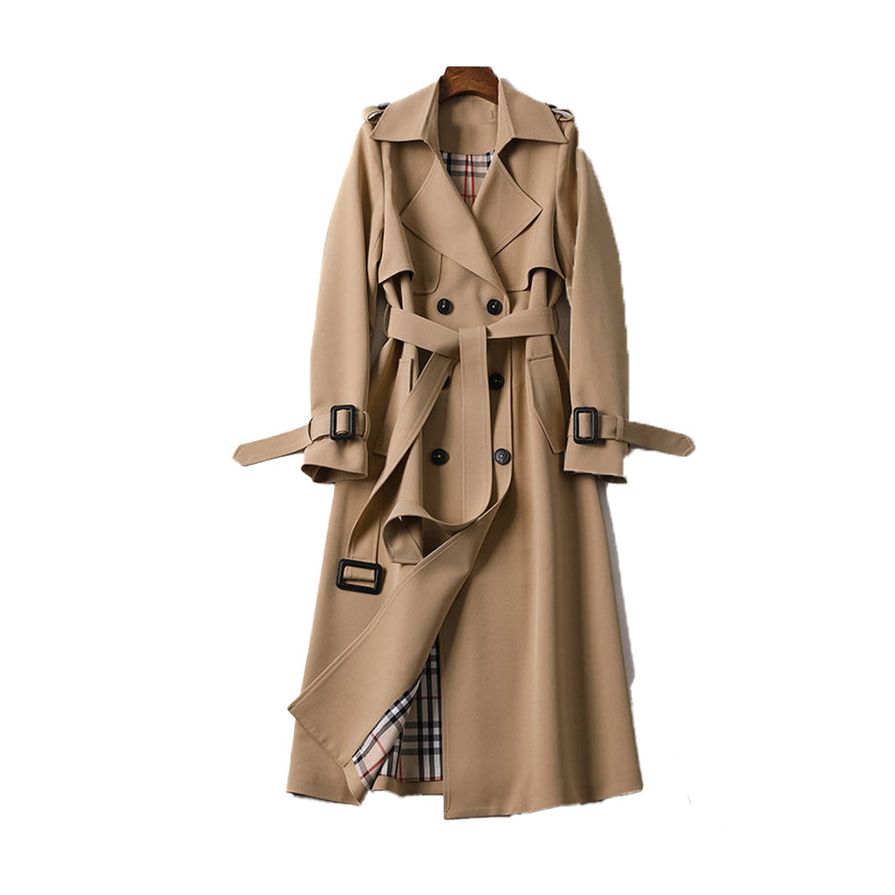 Giselle | Trench-Manteau Ceinturé - Black