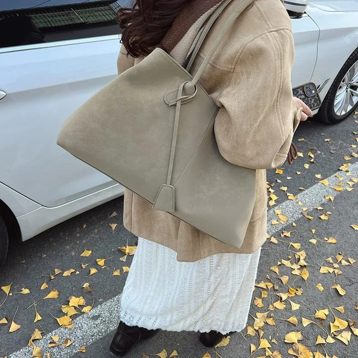 Perizada | Chic Leather Tote Bag