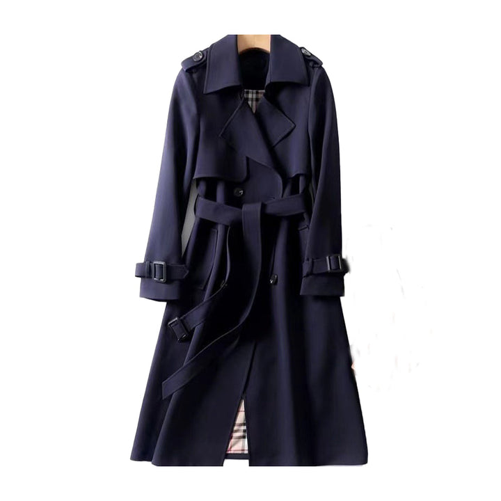 Giselle | Trench-Manteau Ceinturé - Blue